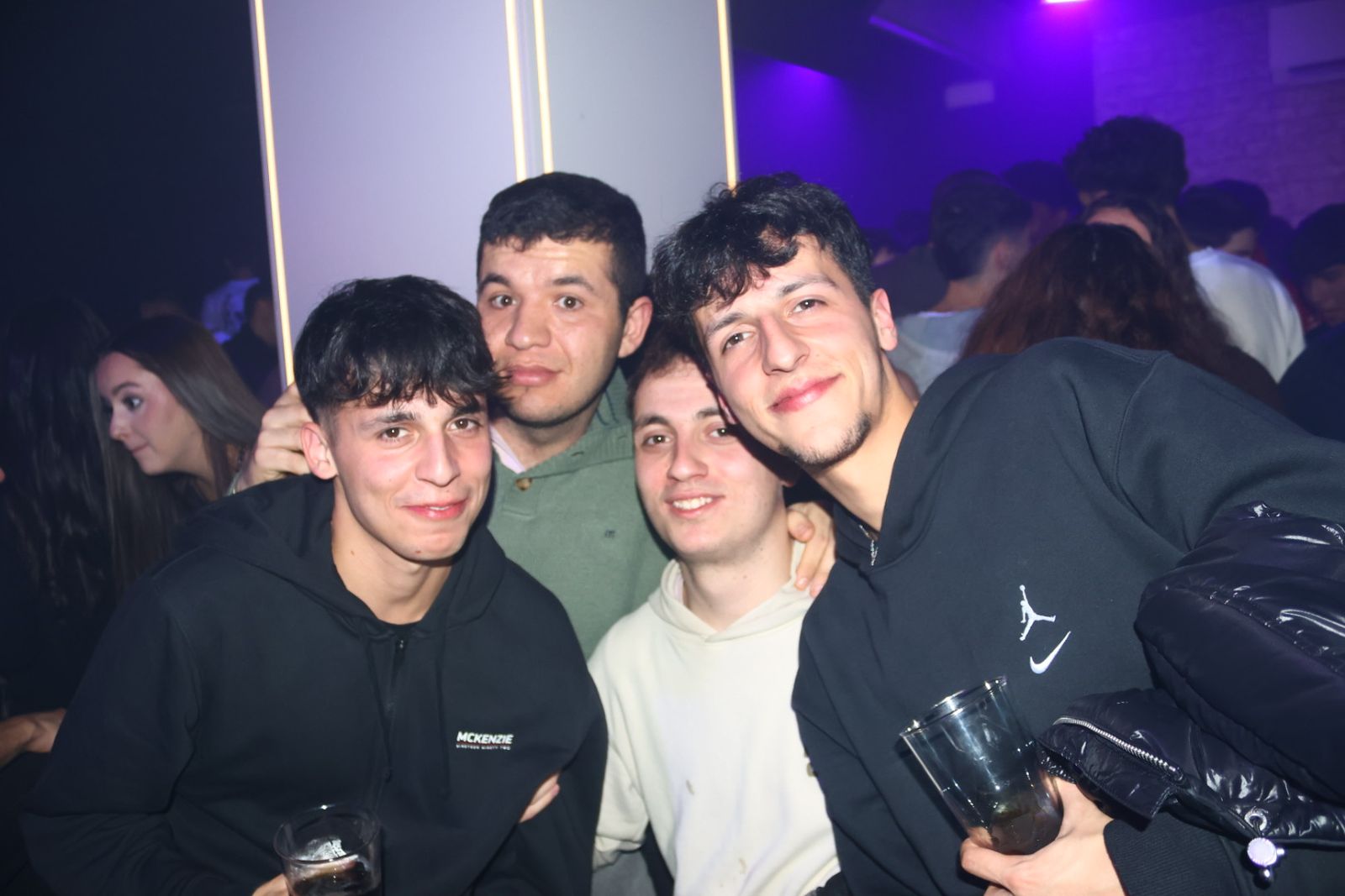 Salamanca de noche, sábado 21 de febrero