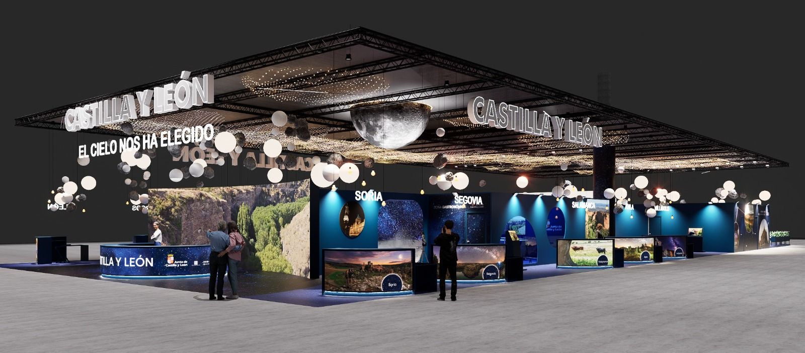 Recreación stand Castilla y León en FITUR