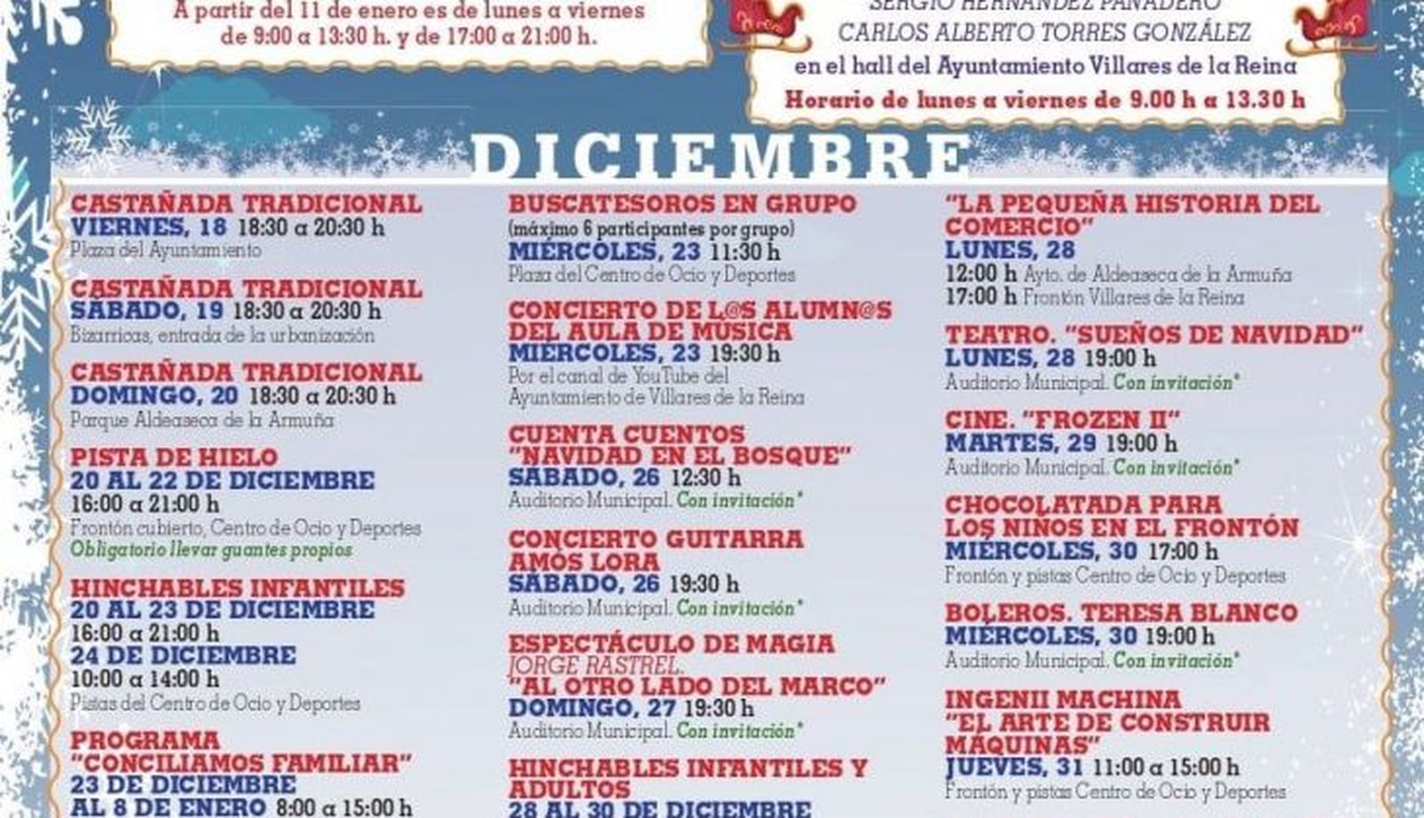 Programación de Villares