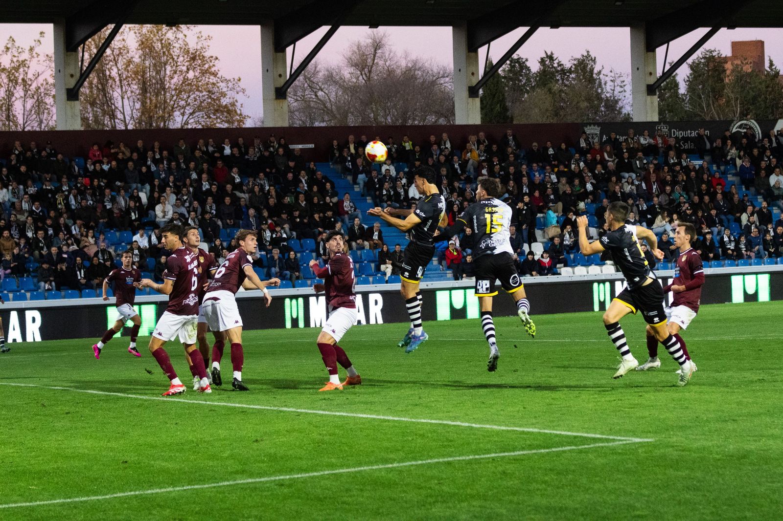 Partido entre Unionistas y Pontevedra en el Reina Sofía