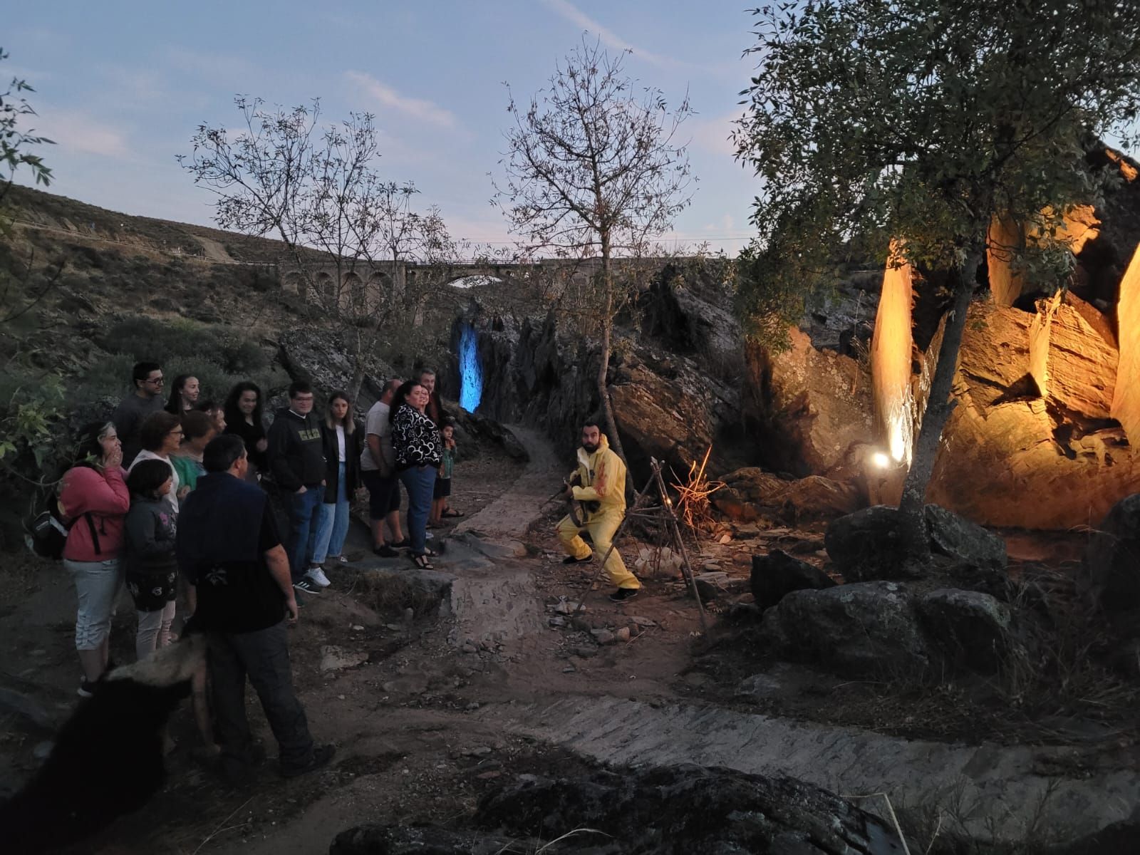 Visita teatralizada en Siega Verde