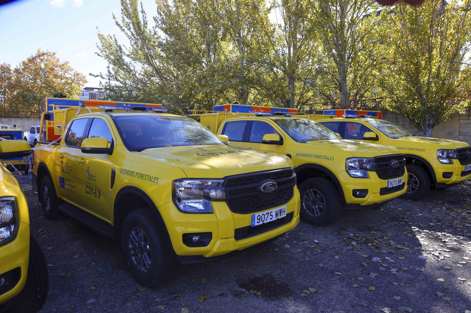 Nuevos vehículos para el operativo contra incendios forestales de la Junta