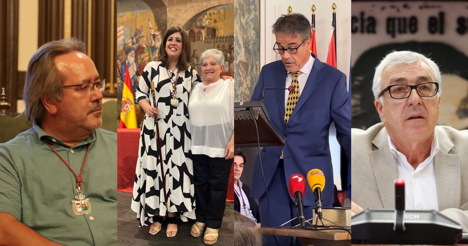 Algunos de los alcaldes en la provincia de Zamora