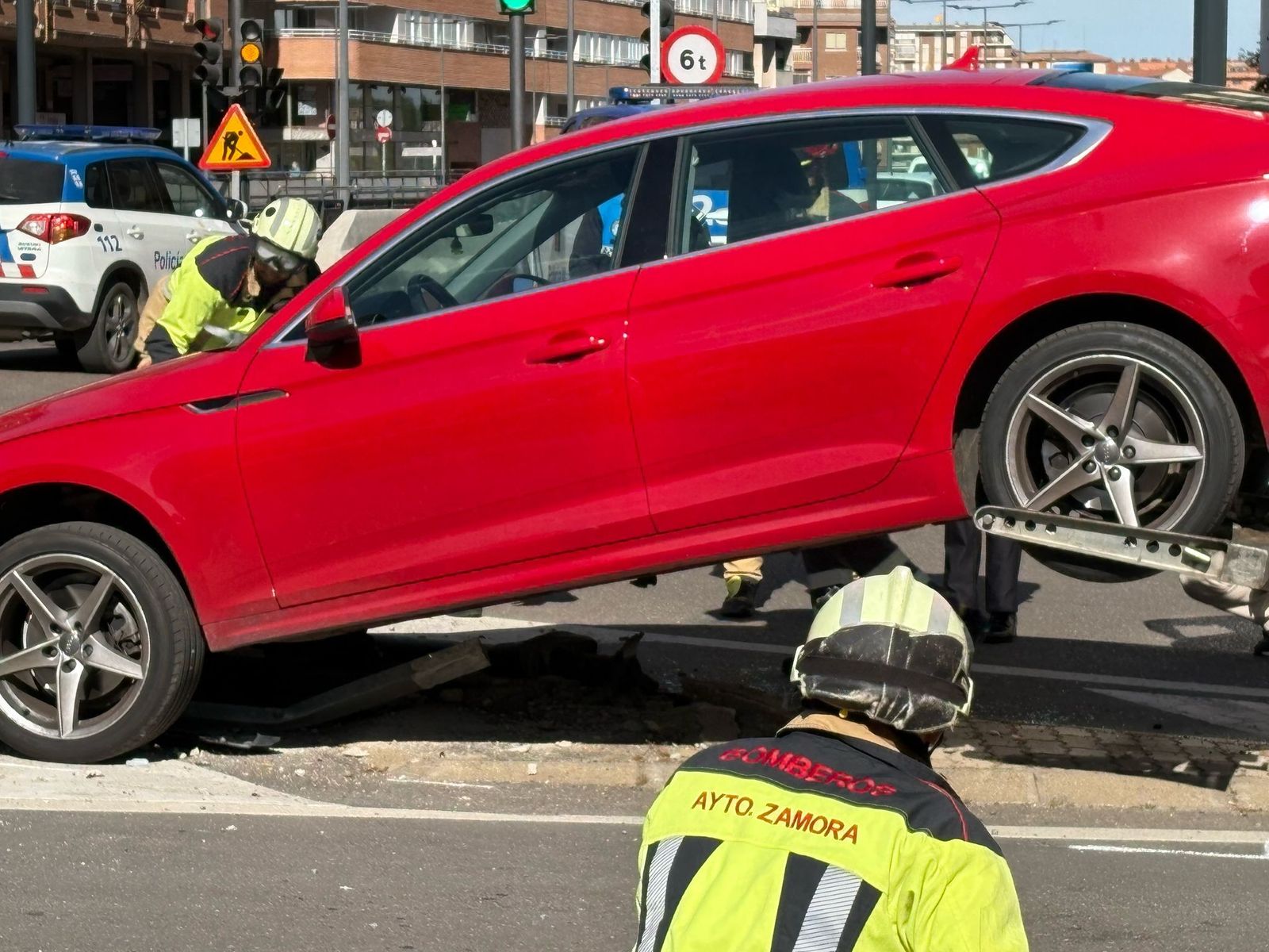 Grave accidente en las  Tres Cruces. Archivo