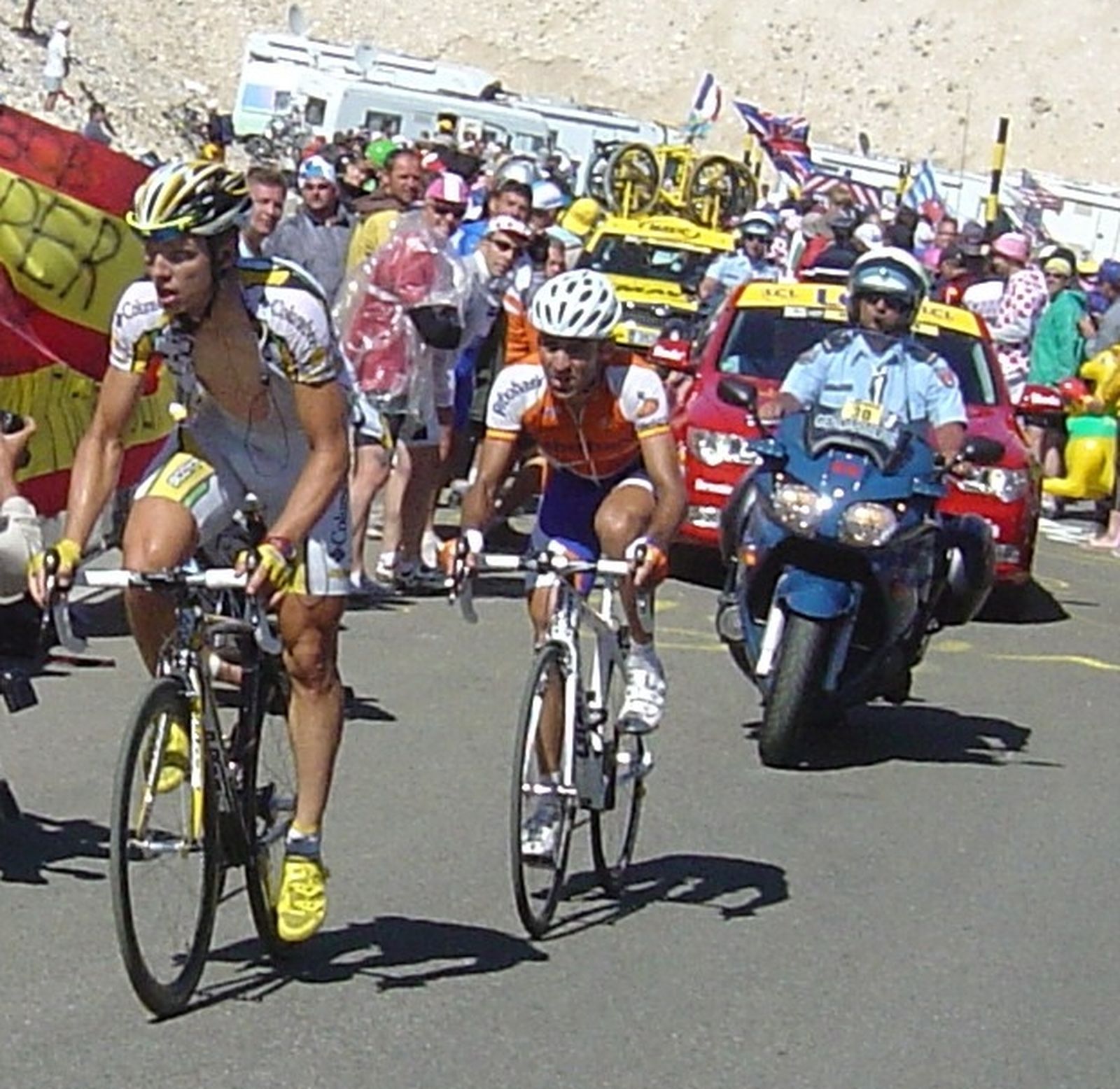 Juanma Garate en la etapa del Tour de Francia 2009 con final en Ventoux Juanma Garate en la etapa del Tour de Francia 2009 con final en Ventoux
