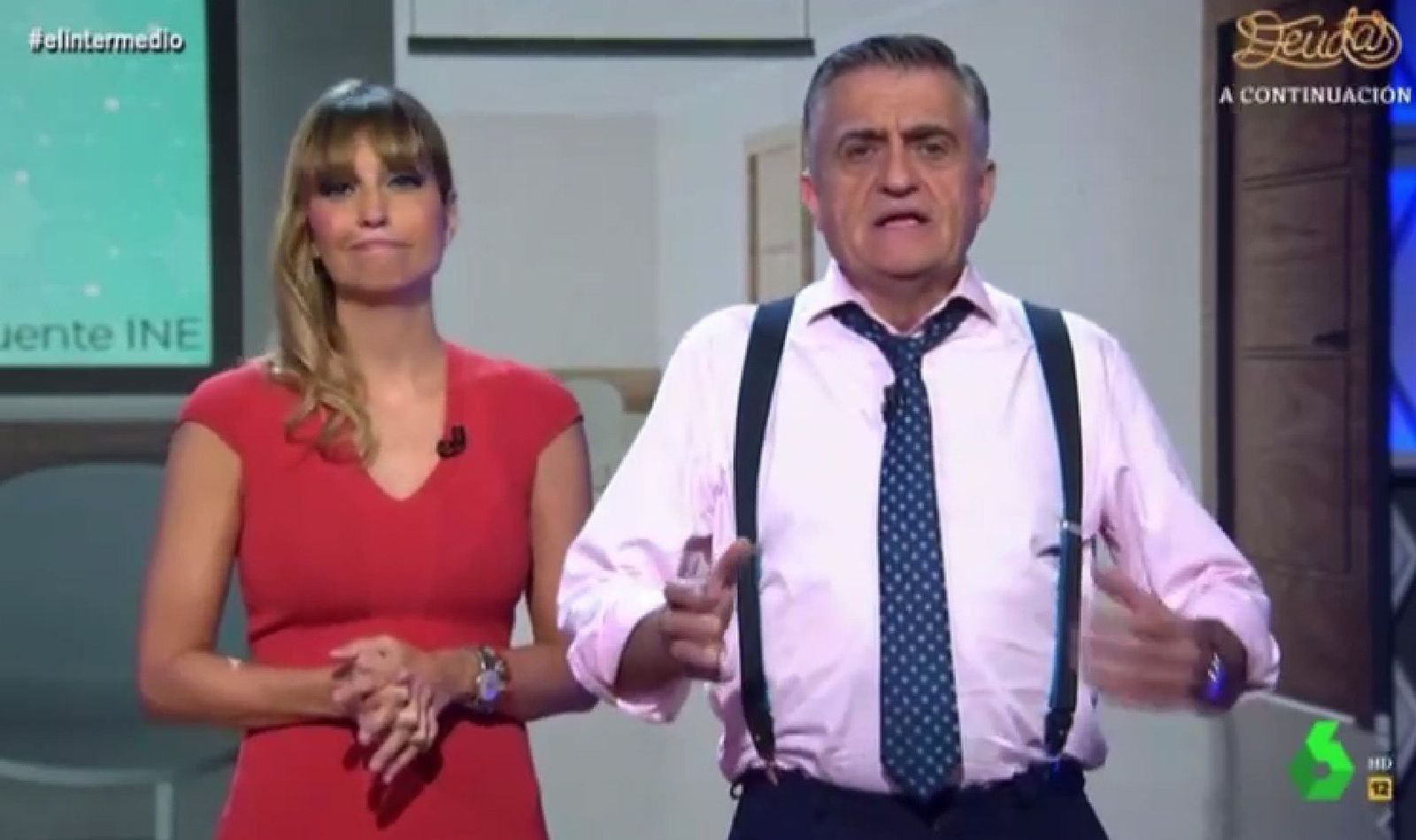 El Gran Wyoming y Sandra Sabatés