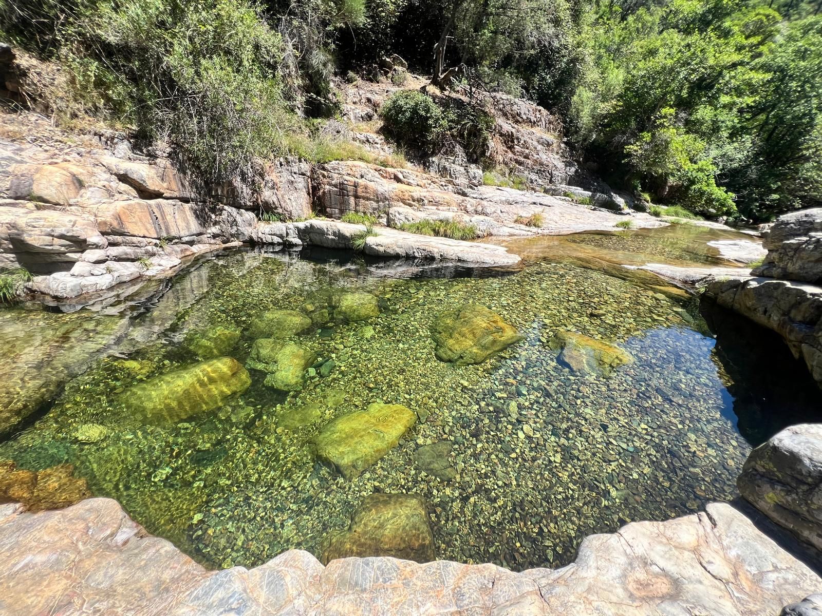 Pozas en el parque de Las Batuecas. Foto de archivo