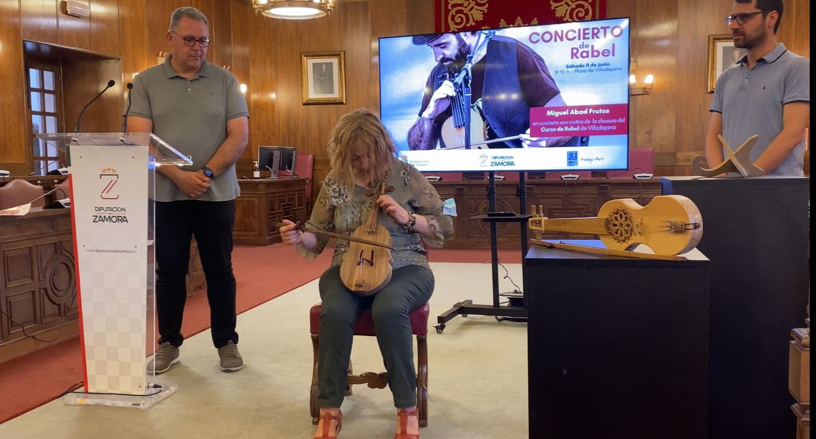 Un instante de la presentación