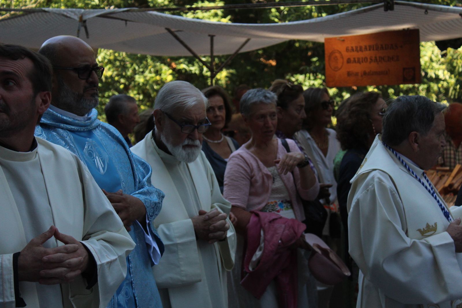 Béjar, misa y procesión en el santuario de Nuestra Señora del Castañar