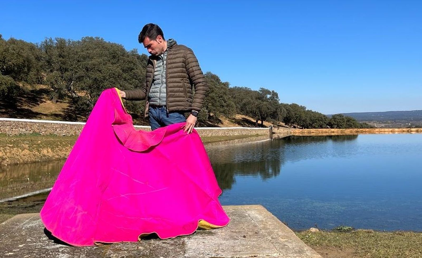 Juan Antonio Pérez Pinto, novillero con caballos antes su cita en el Carnaval del Toro de Ciudad Rodrigo 2023. Foto S24H (1)