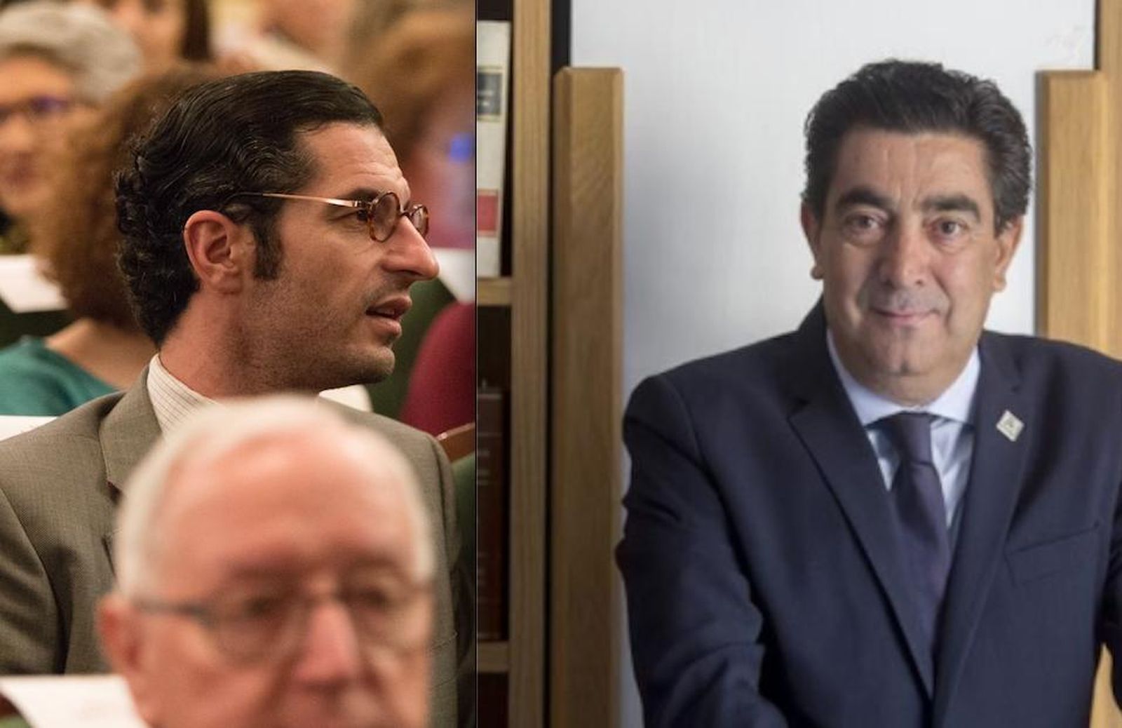 Emilio Checa (izq.) y José Vicente Martín Galeano (dcha.)