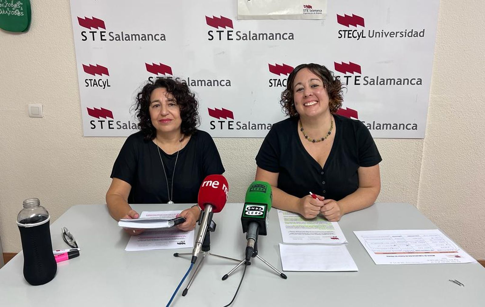 María Ascensión Blanco y Teresa Vicente