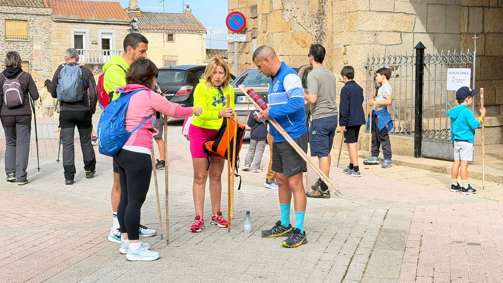 Éxito de participación en la marcha senderista de Saucelle con 250 inscritos