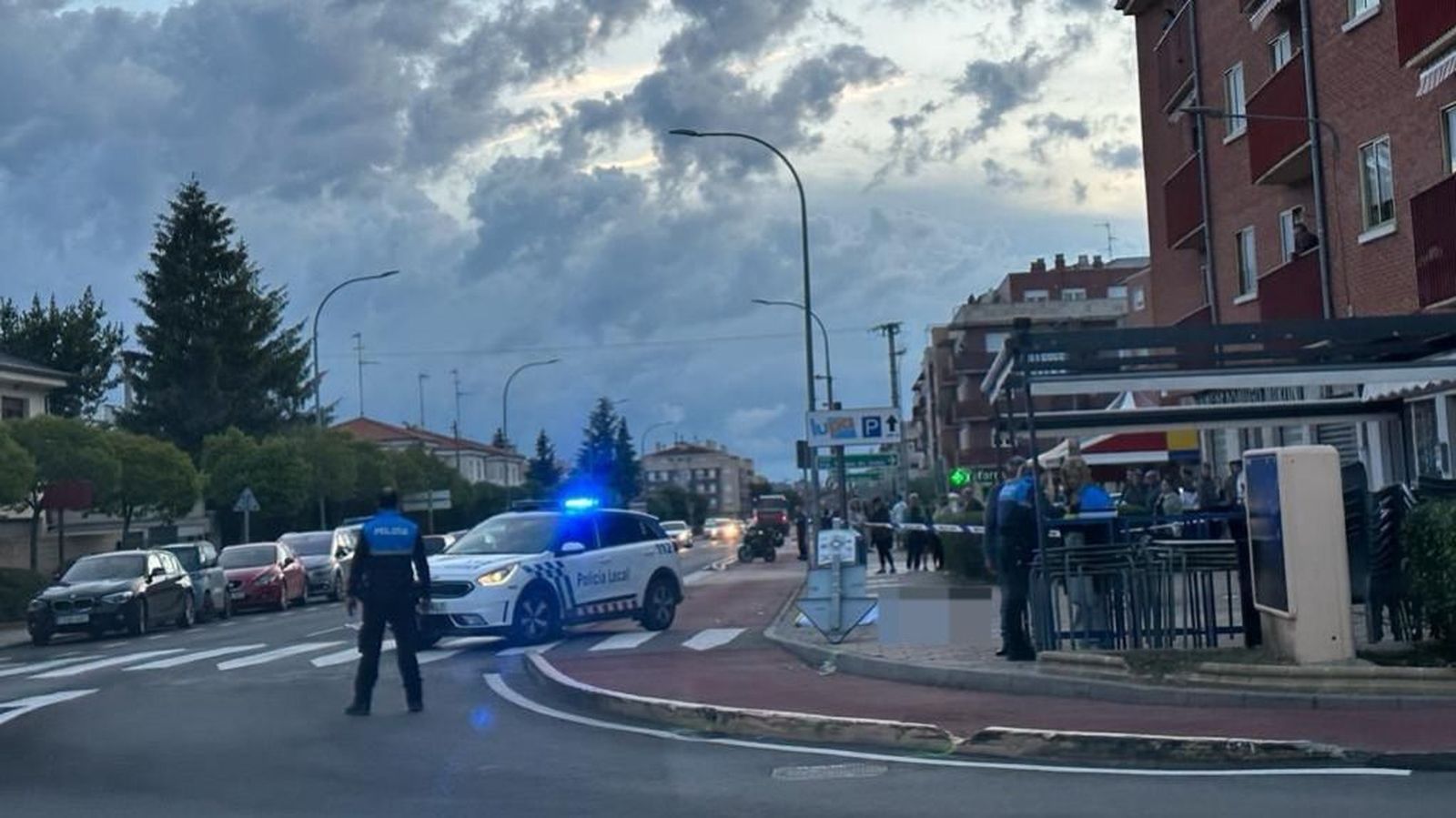 Fallece tras chocar contra una señala en Santa Marta de Tormes