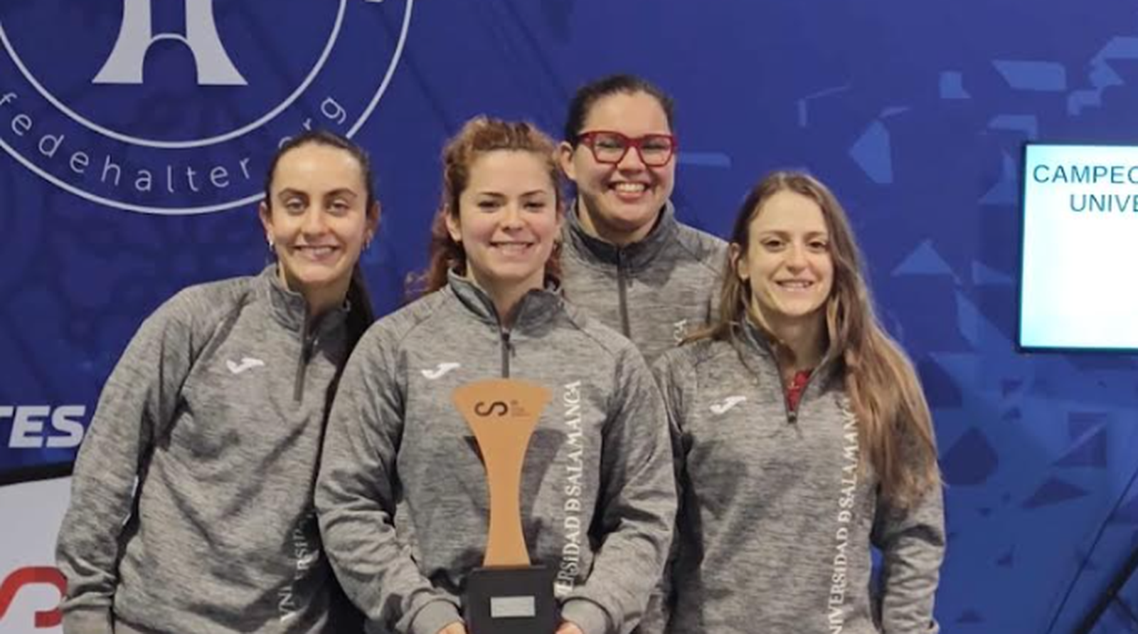 Irene Pérez, Marta García Rincón, Inés Reoyos y Ayla Castro en los Campeonatos de España Universitarios 2026