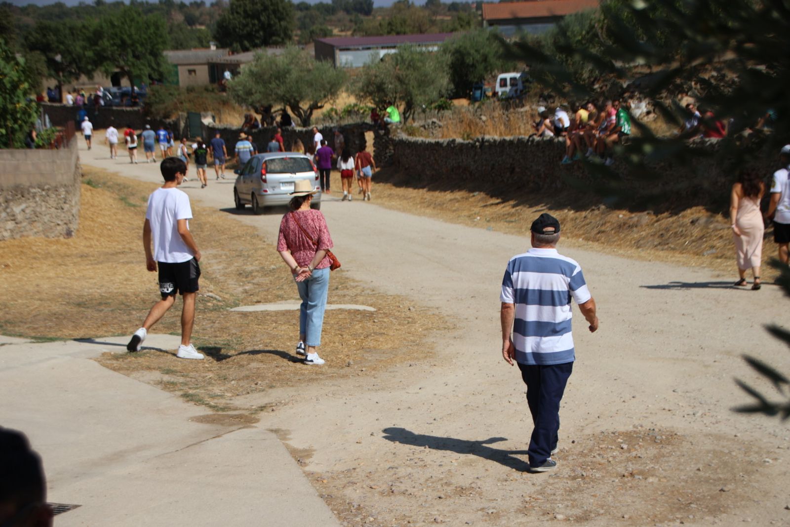 Lumbrales encierro a caballo