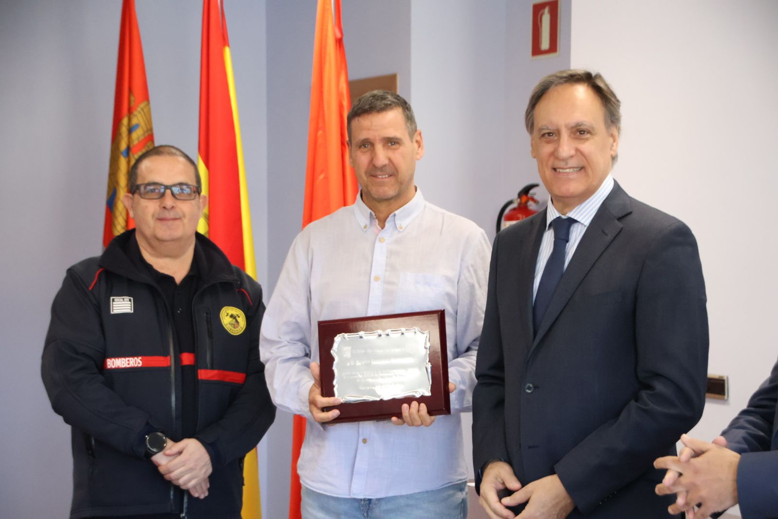 Homenaje a personal jubilado del Servicio de Prevención, Extinción de Incendios y Salvamento