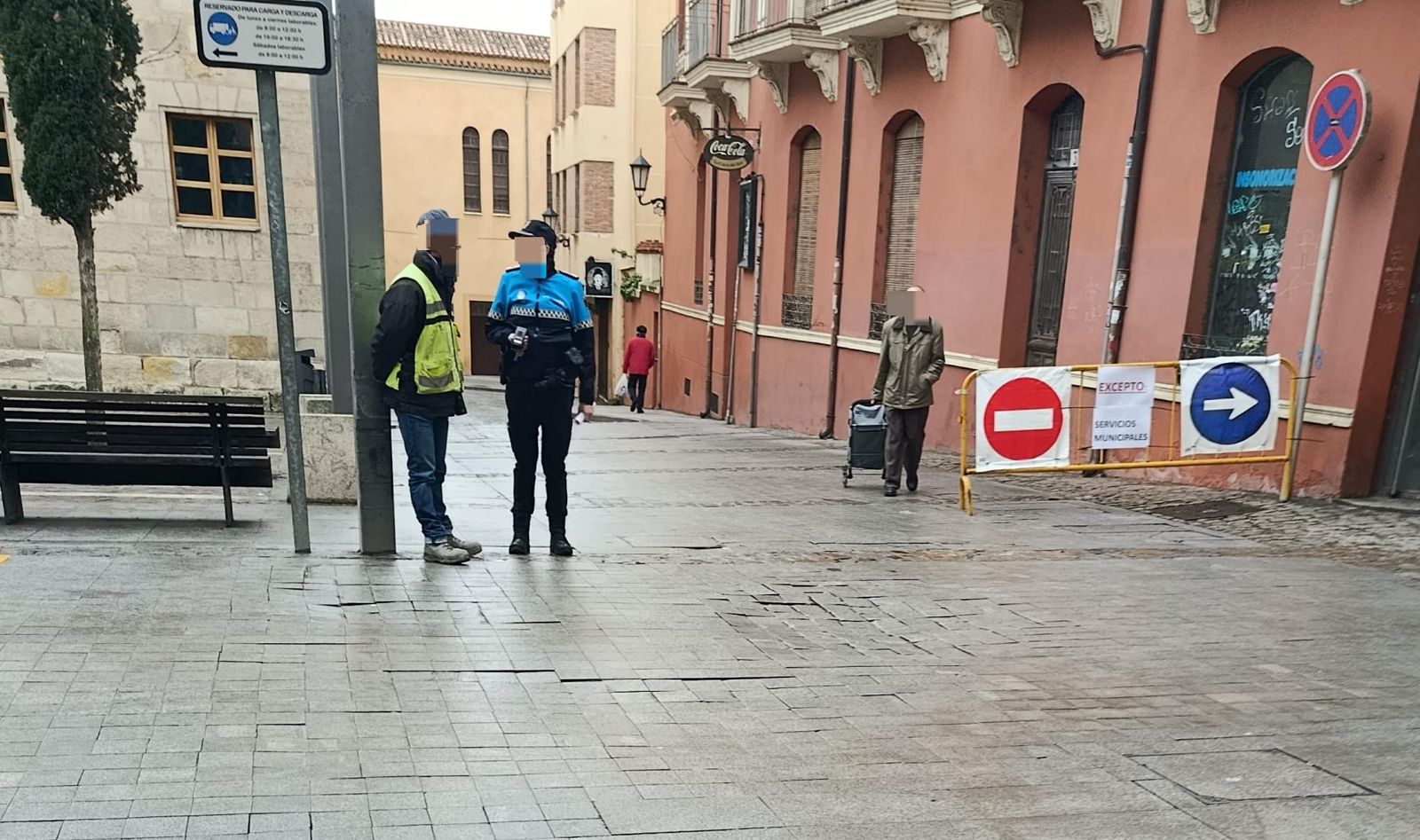 Corte de tráfico en la cuesta del Piñero