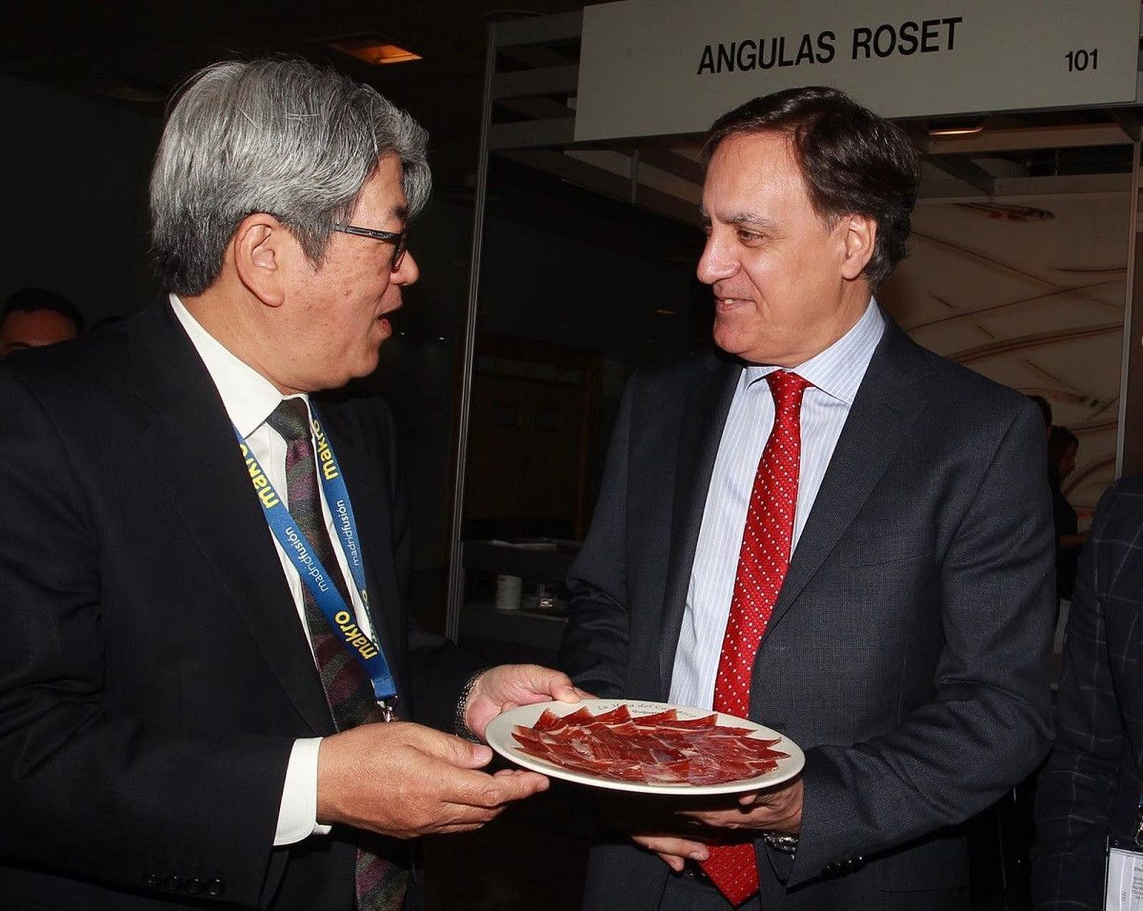 Alcalde de Salamanca con el Embajador de Japón. Madrid Fusión Alcalde de Salamanca con el Embajador de Japón. Madrid Fusión
