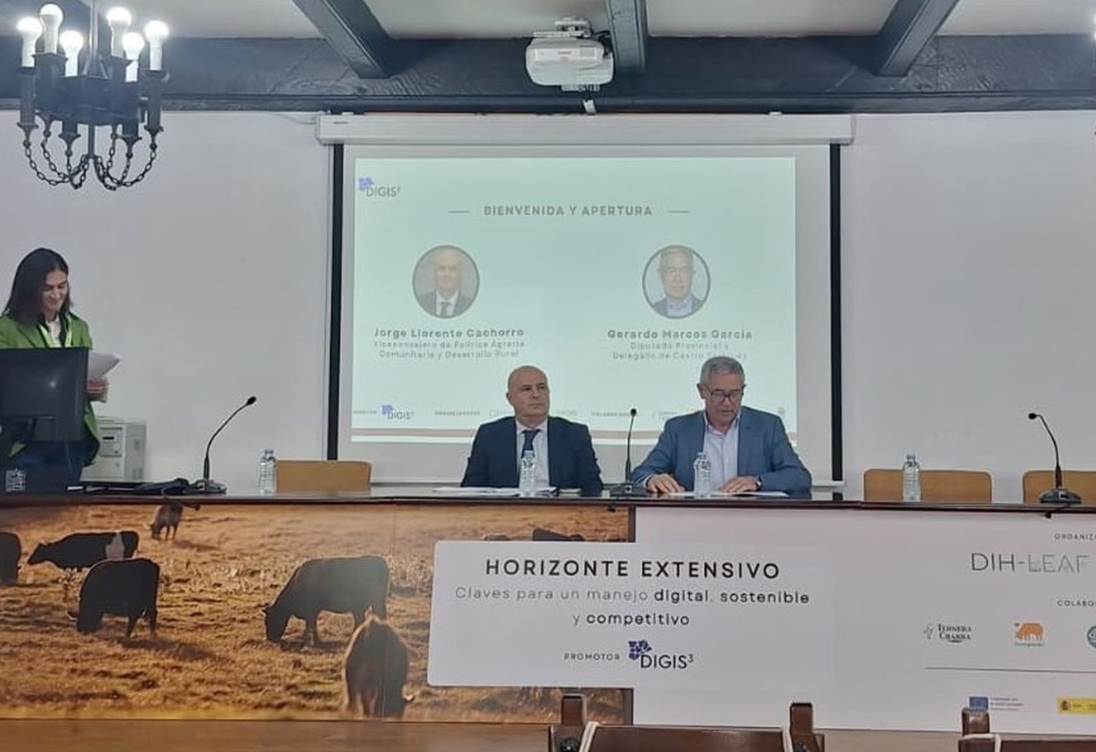 Jorge Llorente en la jornada de digitalización de la ganadería extensiva
