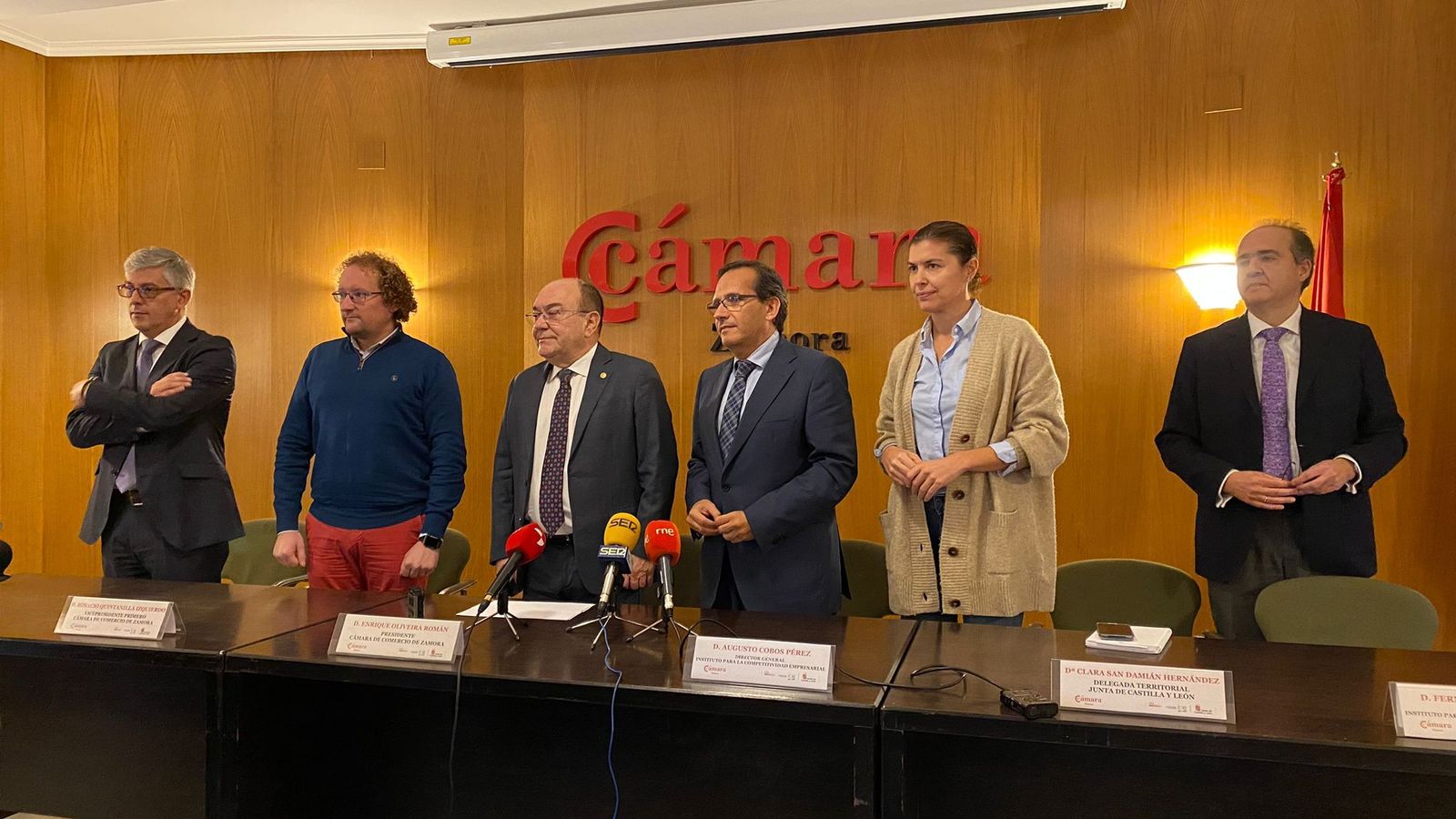 Reunión en la Cámara de Comercio de Zamora