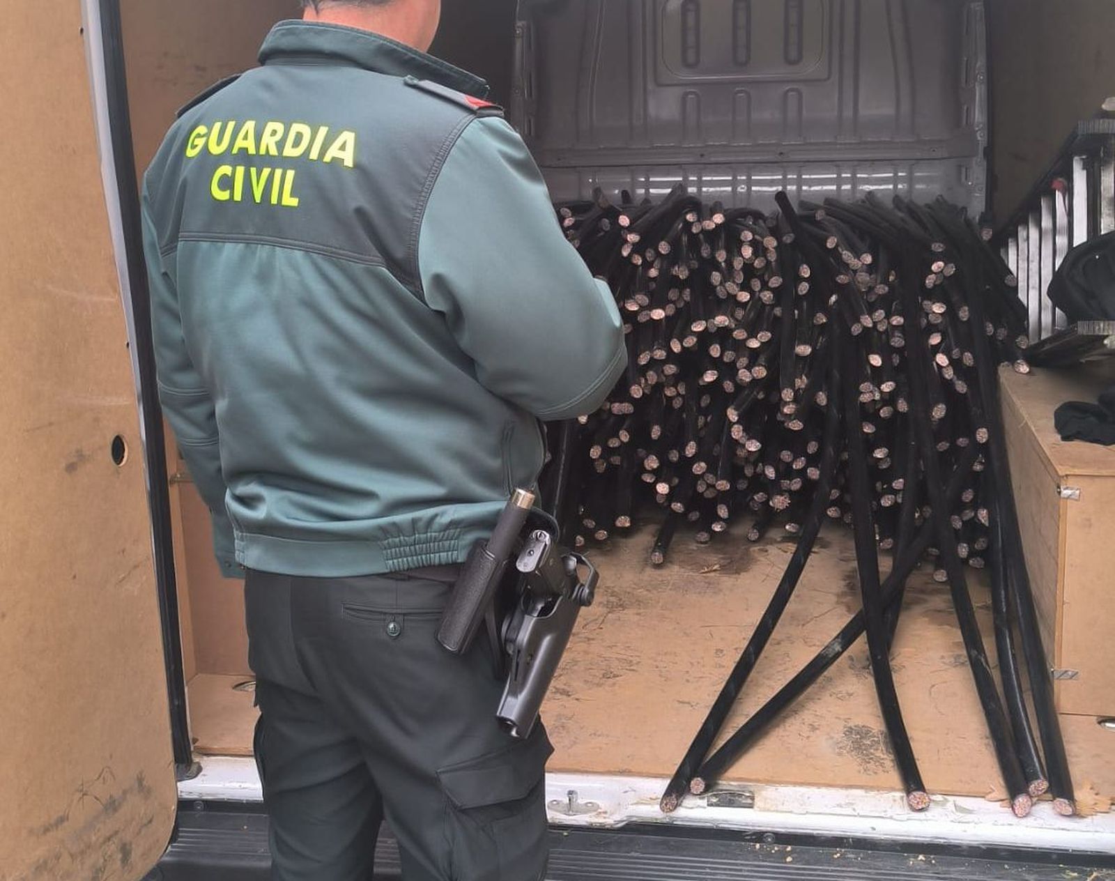 Robo de cable de cobre en Zamora siete detenidos y más de 4.800 kilos recuperados