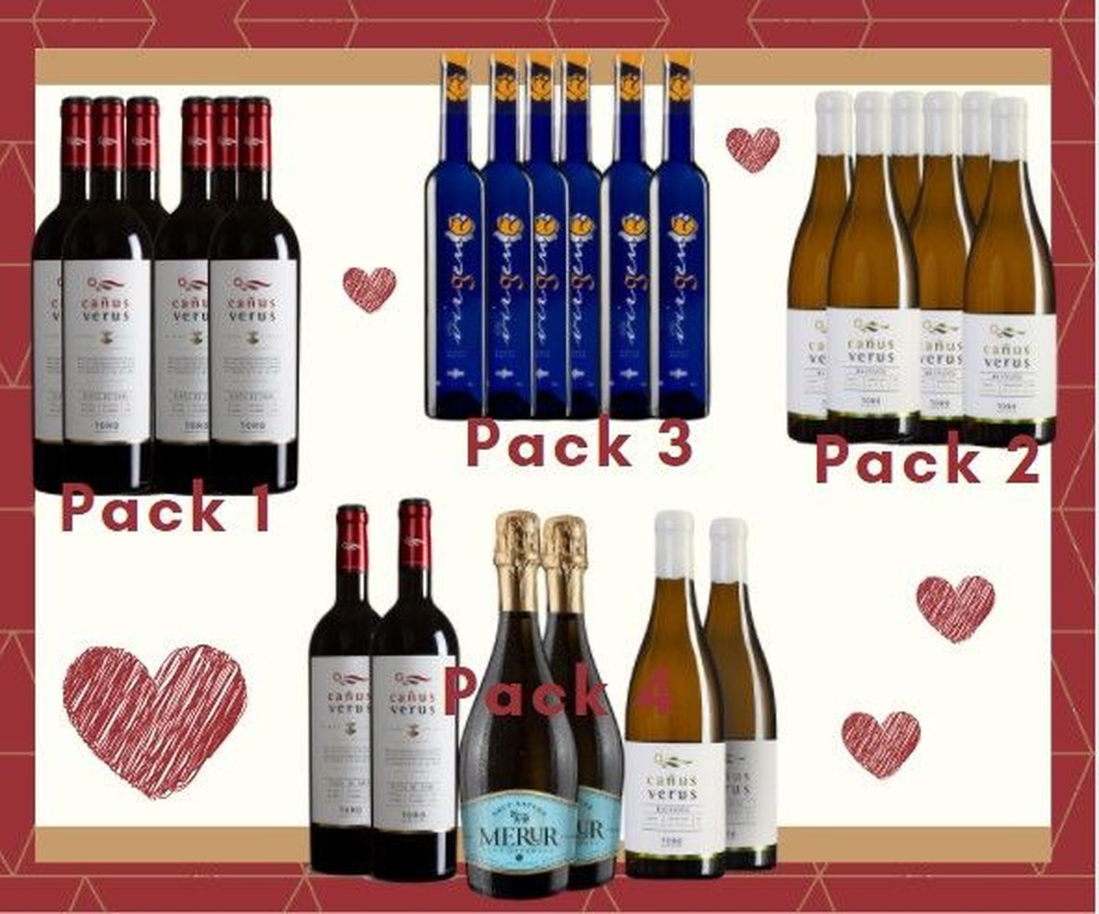 Envío gratis San Valentín corazones