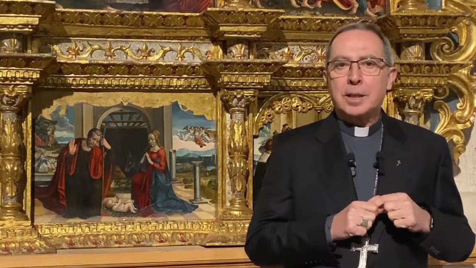 El obispo de Zamora, Fernando Valera, felicita la Navidad