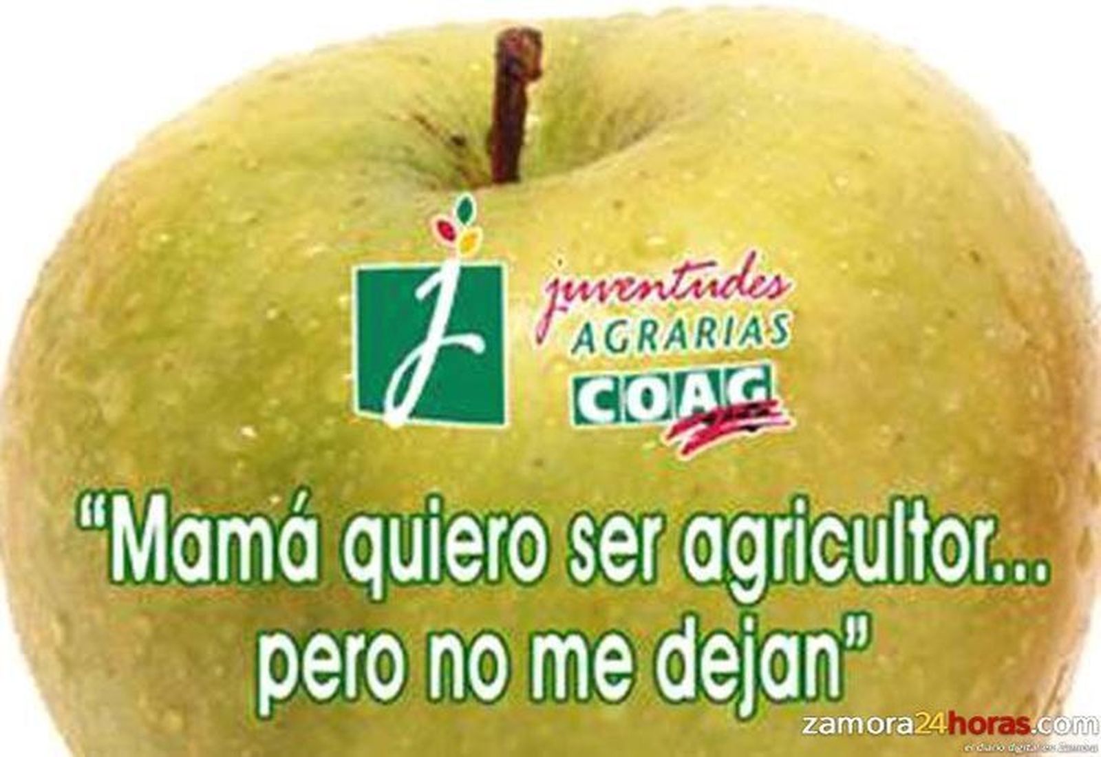 Dos centenares de jóvenes de COAG Castilla y León reclaman ante el Ministerio de Agricultura medidas para facilitar su incorporación al sector agropecuario