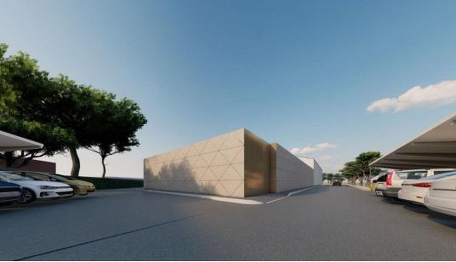 Proyección del nuevo edificio del archivo de la Diputación de Salamanca