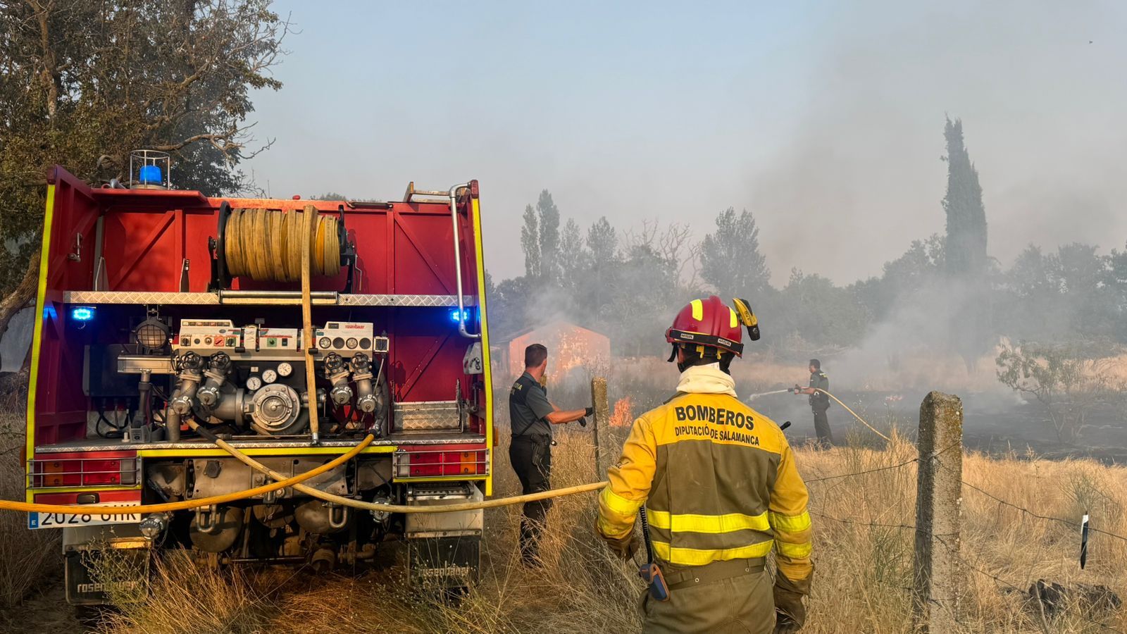 Incendio en Cabrerizos