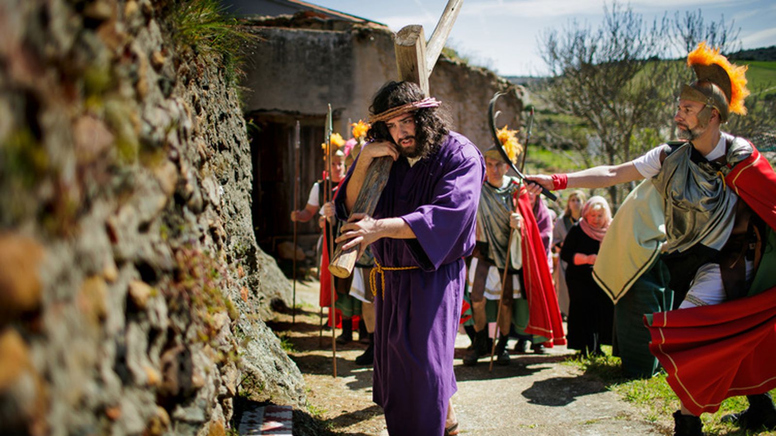 En imágenes la Pasión Viviente de Serradilla del Arroyo, declarada Fiesta de Interés Turístico Regional