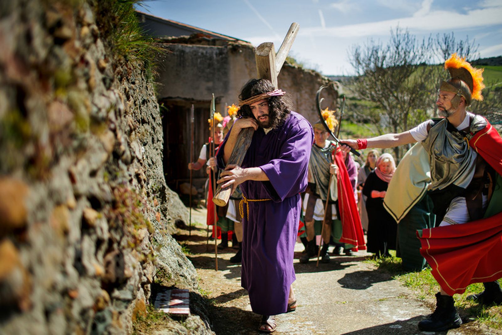 En imágenes la Pasión Viviente de Serradilla del Arroyo, declarada Fiesta de Interés Turístico Regional