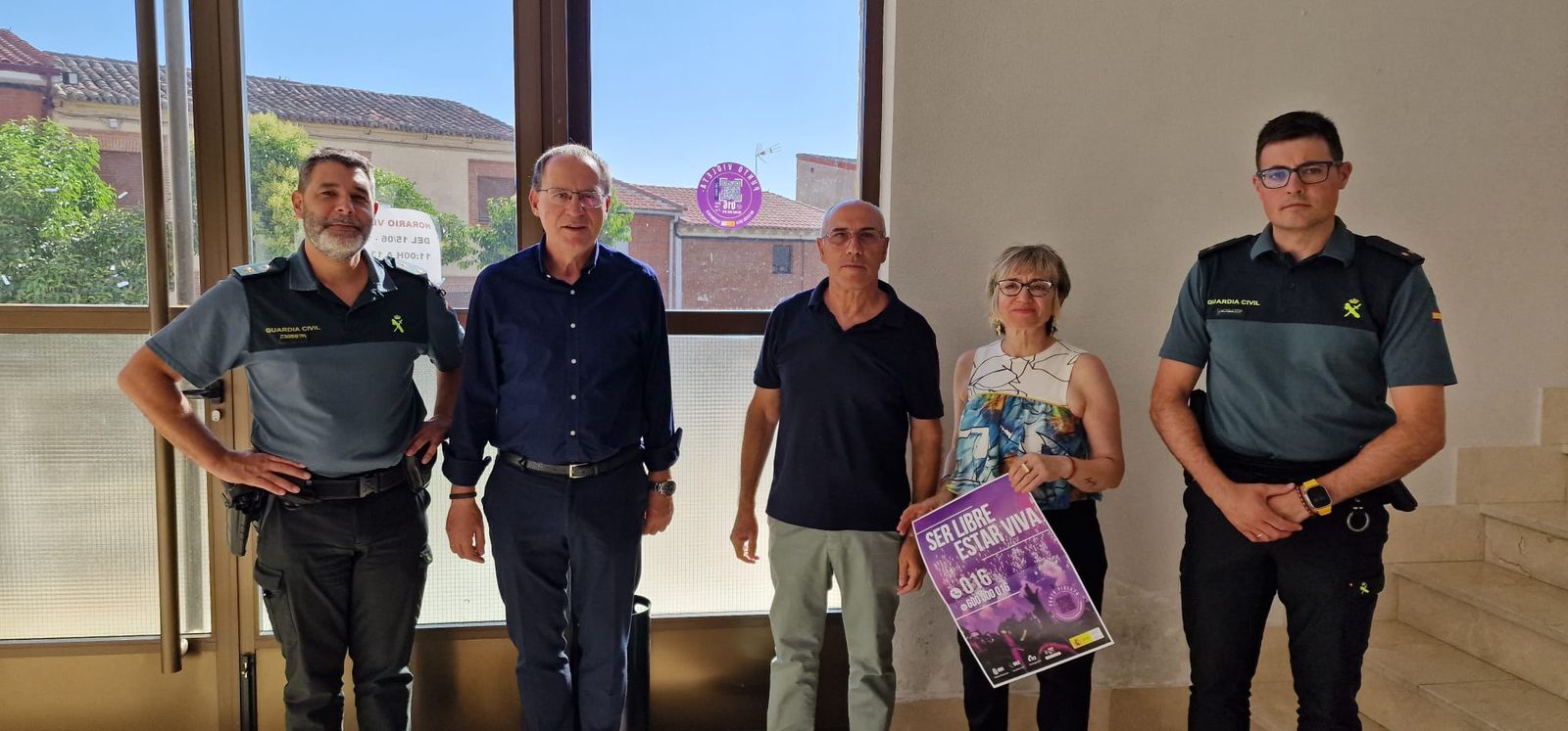 El Ayuntamiento de Coreses se convierte en Punto Violeta