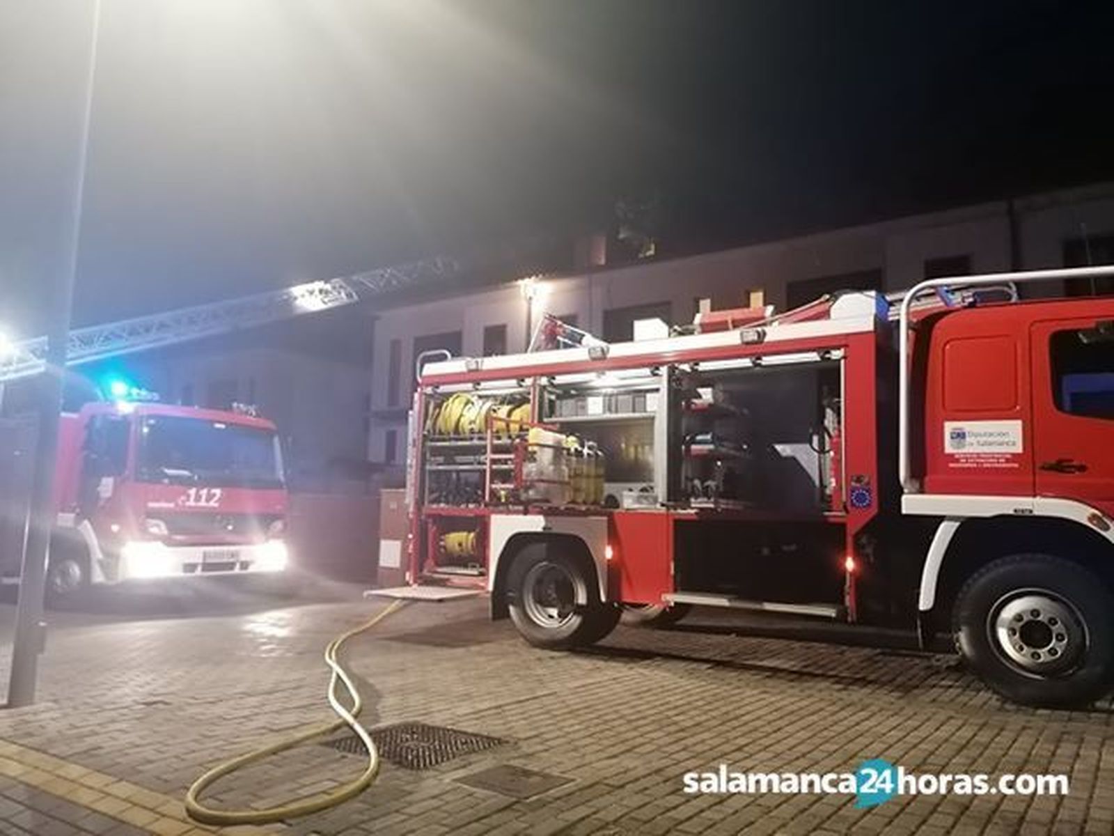 Camión Bomberos Diputación de Salamanca. Foto de archivo