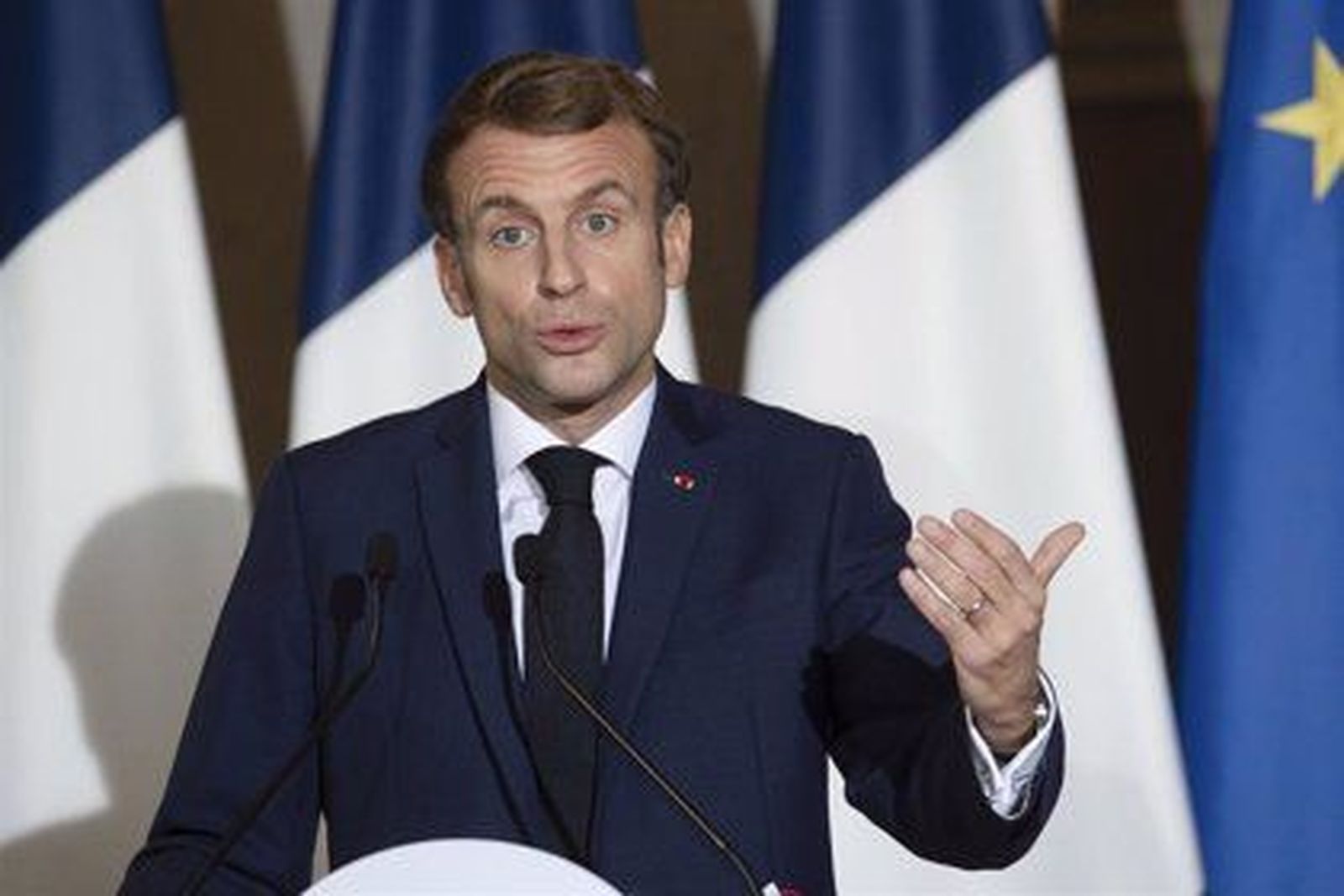 El presidente de Francia, Emmanuel Macron