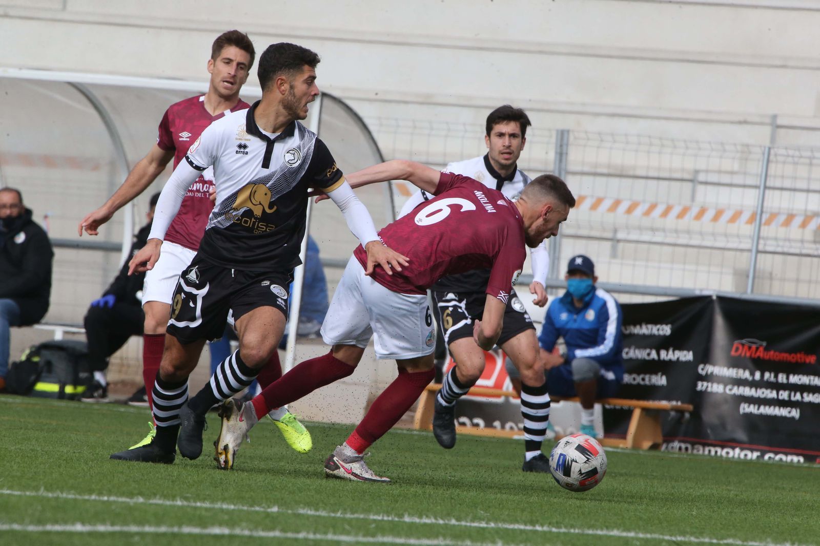 Imagen de un derbi anterior entre Unionistas y el Salamanca CF UDS