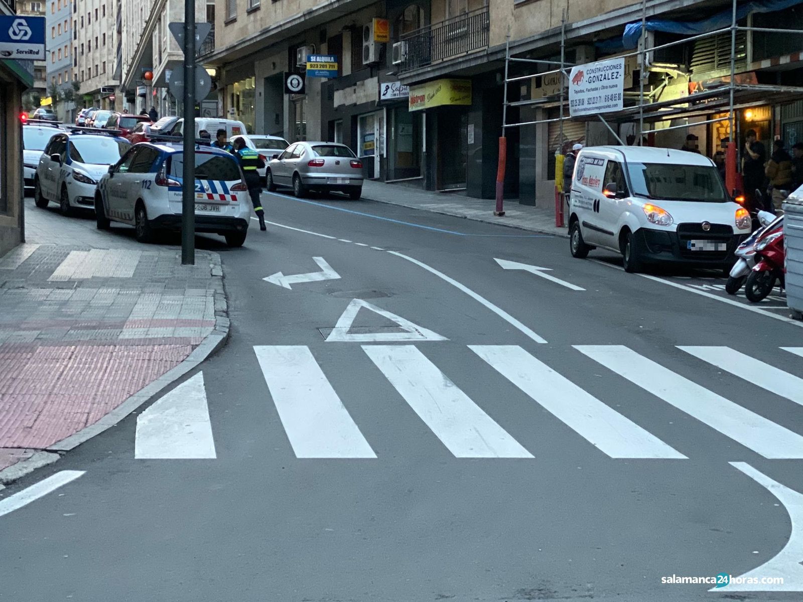 Cuesta sancti spíritus policía local, imagen de archivo
