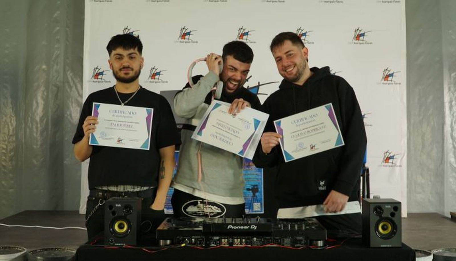 Gustavo Rodríguez, Xavier Pérez, Gonzalo Fraile