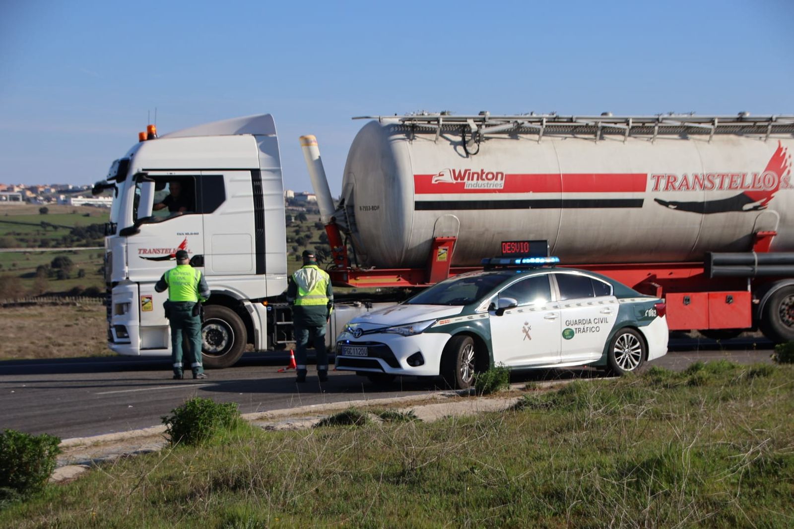 Situación de las carreteras por el corte de la A-66 y la N-630 entre Guijuelo y Béjar