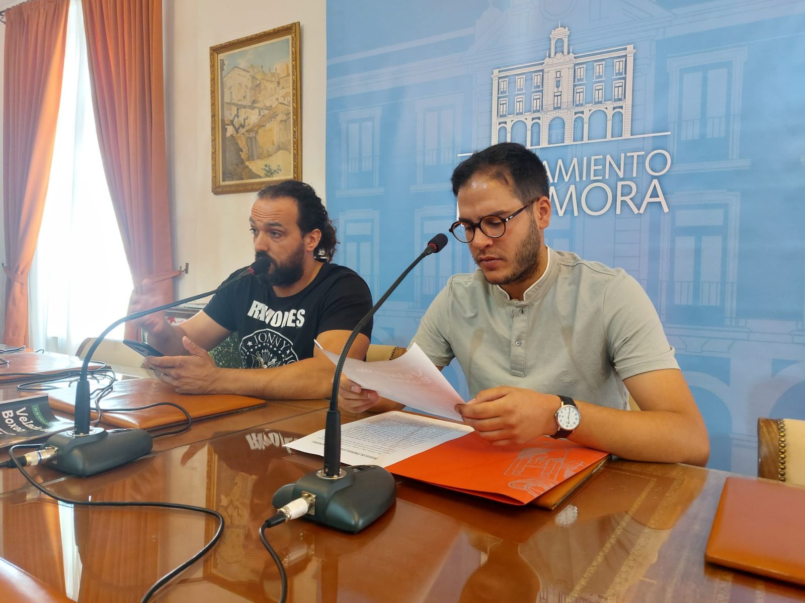 Presentación de la velada pugilística