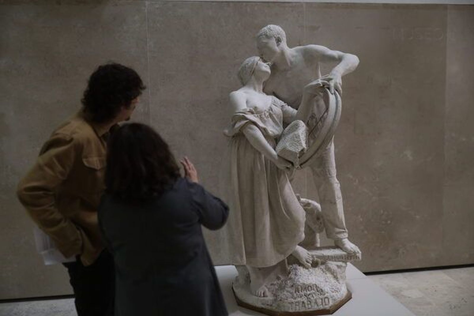 JL Leal / ICAL . El Museo Etnográfico de Castilla y León presenta el conjunto escultórico ‘Amor y trabajo’, primer depósito del Museo Nacional del Prado en el centro museístico.