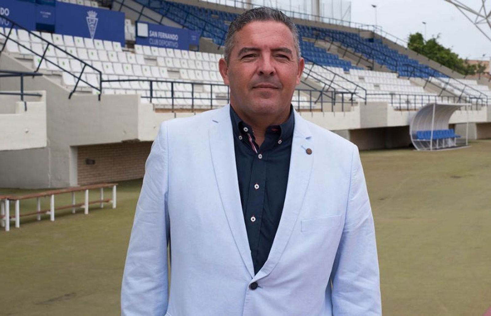 David vizcaíno, en su presentación con el San Fernando CD. FOTO: ANTONIO QUINTERO.