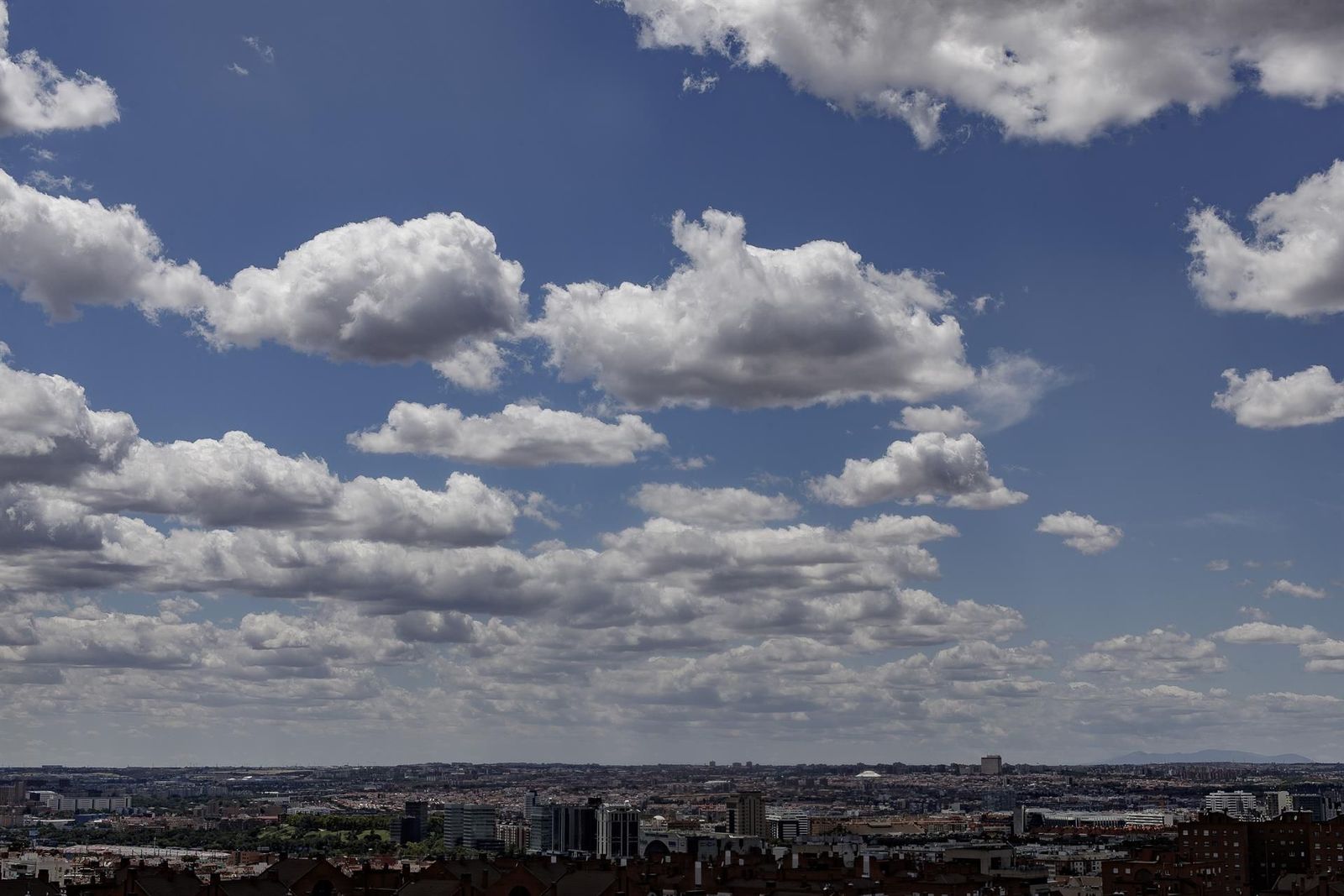 Vista del cielo de Madrid. Foto EP.