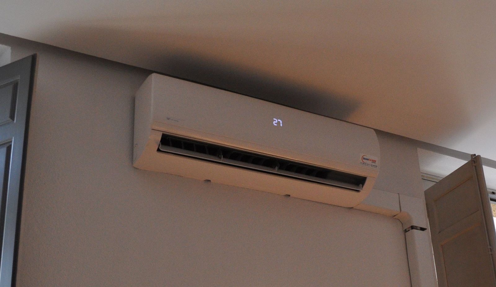 Aire acondicionado a 27 grados