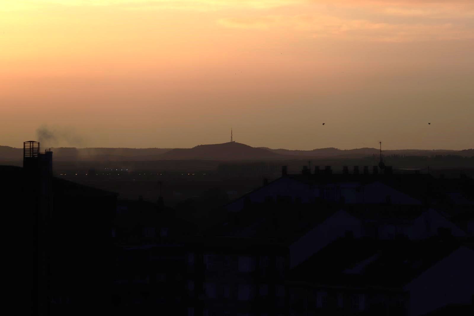 Imagen de polvo en suspensión en Zamora