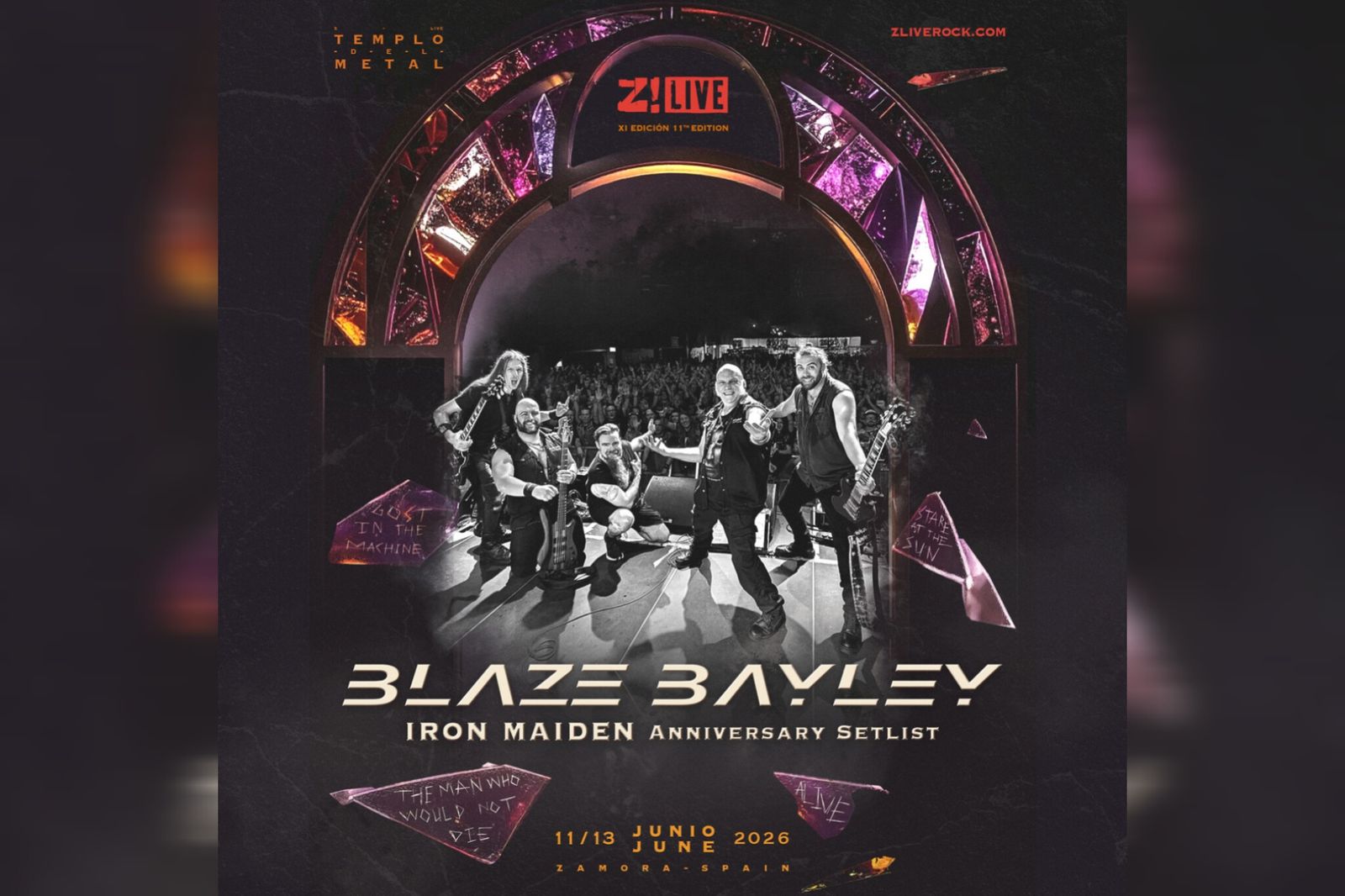 Blaze Bayley, confirmado para el ZLive
