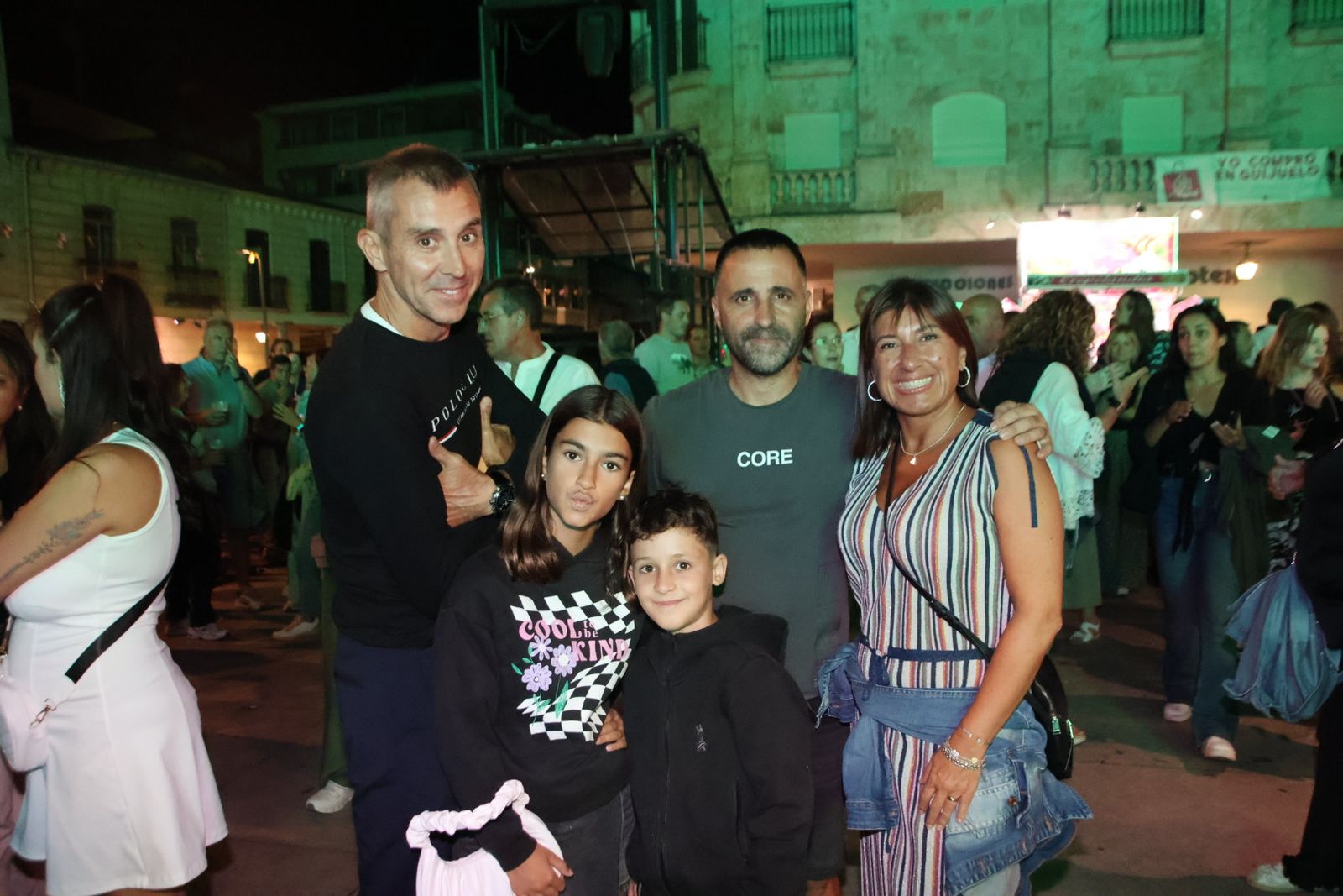 Panorama en la plaza Mayor de Guijuelo