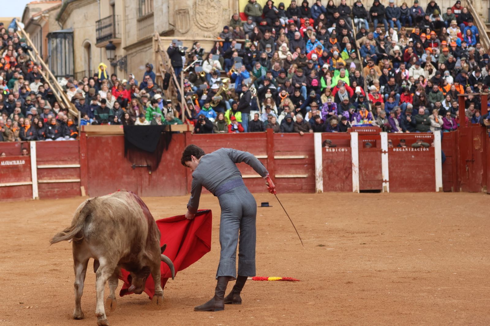 Novillada sin picadores del bolsín taurino y rejones en Ciudad Rodrigo