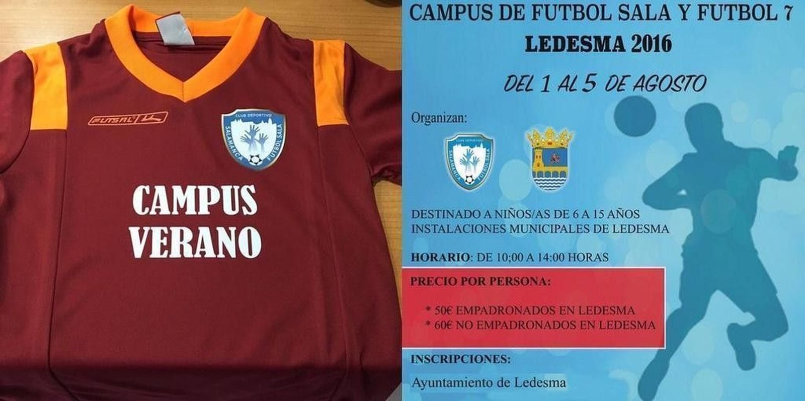 El Salamanca Fútbol Sala tiene plazas pendientes para el Campus de Ledesma